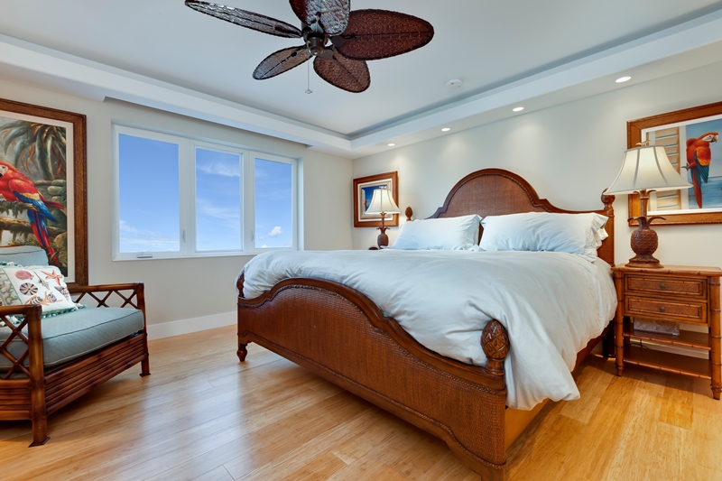 Guest Bedroom with Rattan Furniture